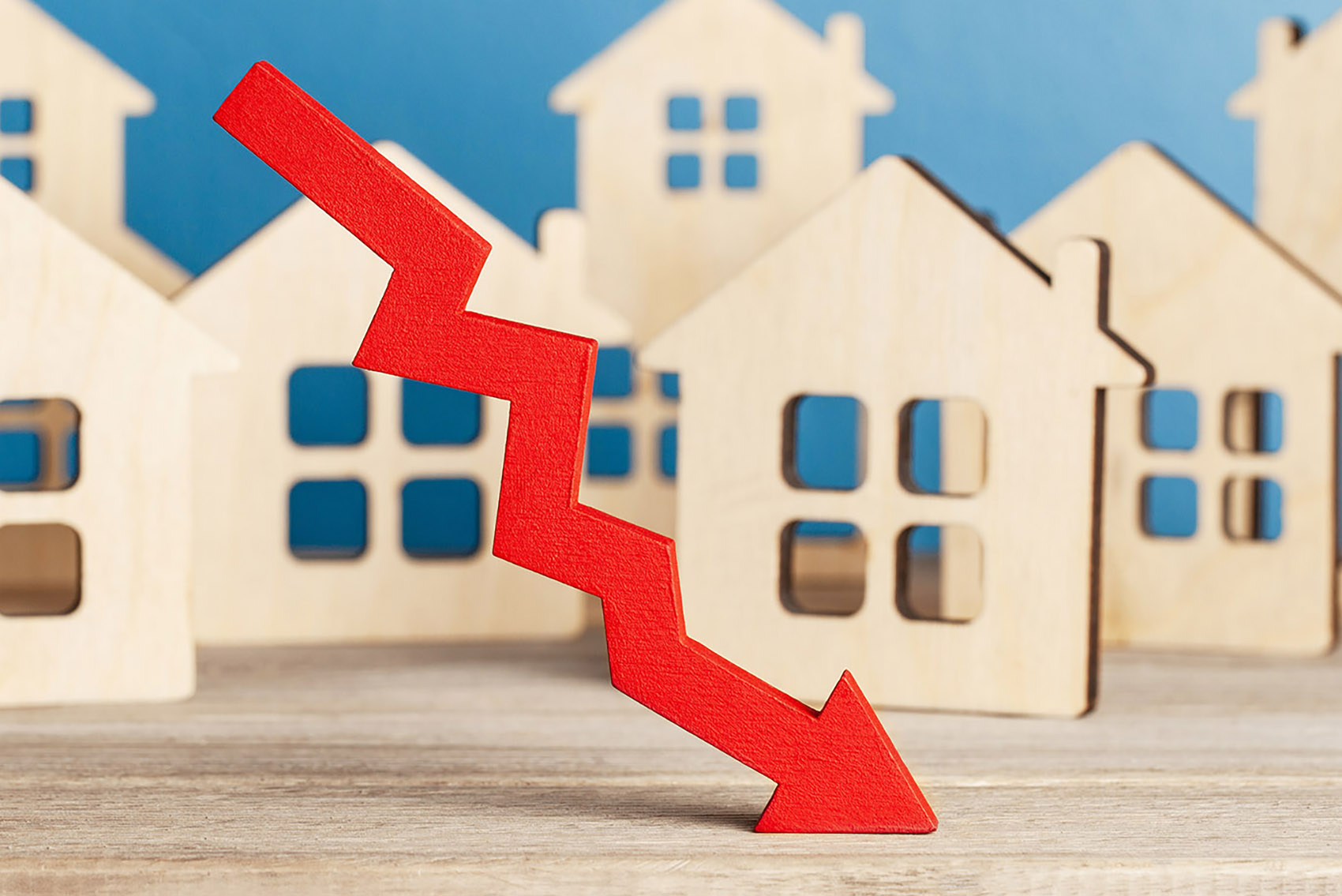 Die Immobilienpreise sinken vor allem im mittleren Segment