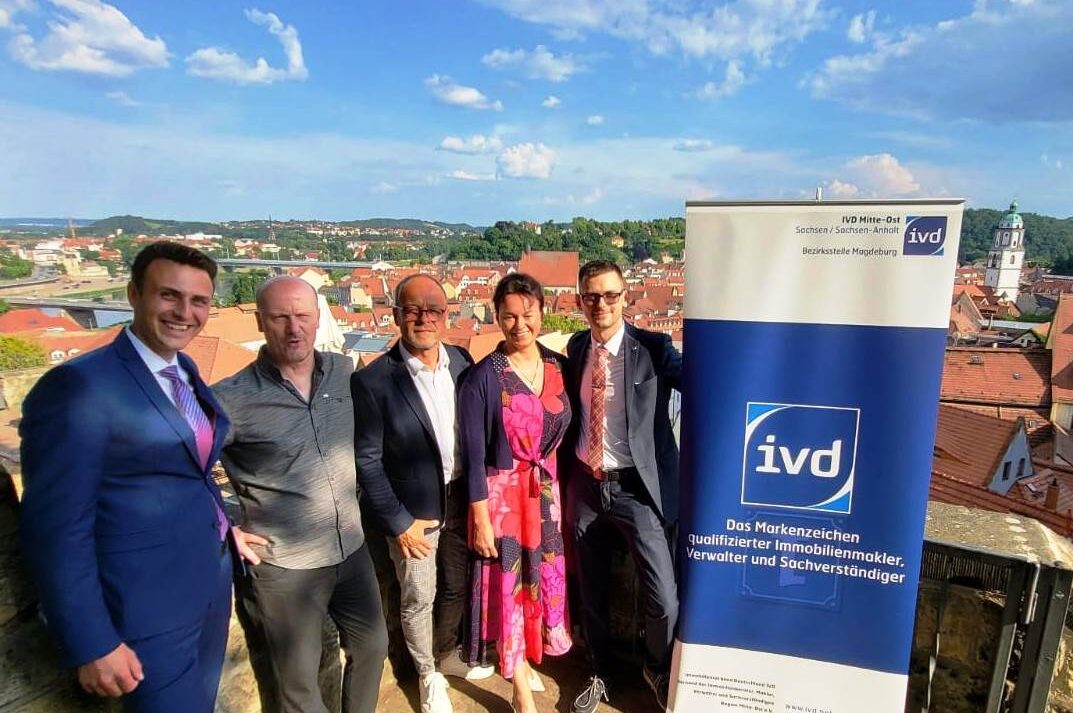 Frisch gewählt: Der neue Vorstand des IVD Mitte-Ost